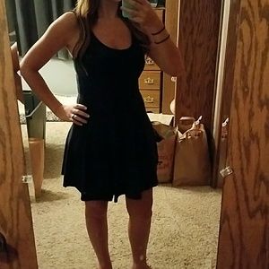 Hollister Navy Skater Dress